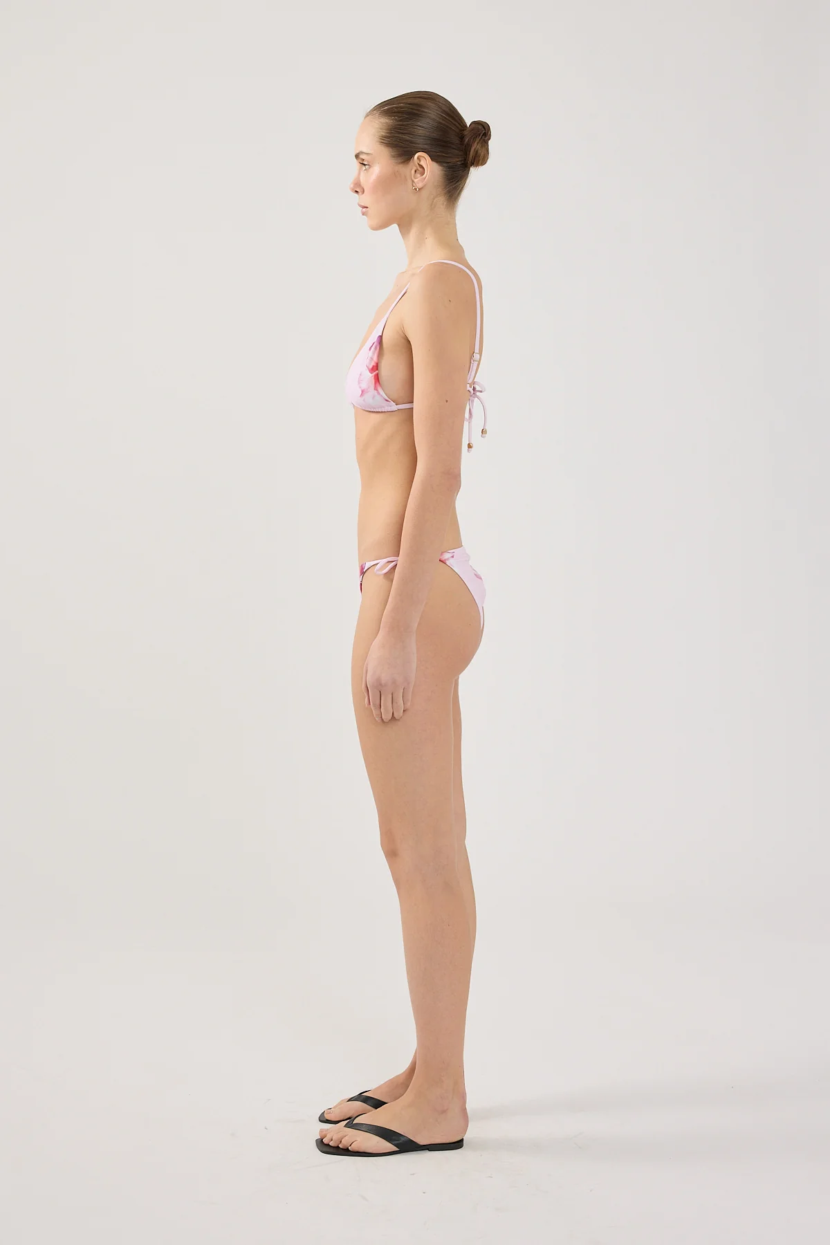 Perfect Stranger Zimi Flower Tie Bikini Top Pink - Image 2