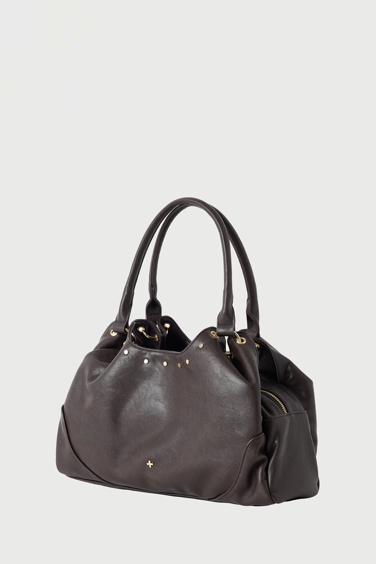 Peta + Jain AUDACITY SHOULDER BAG Grainy Choc - Image 2