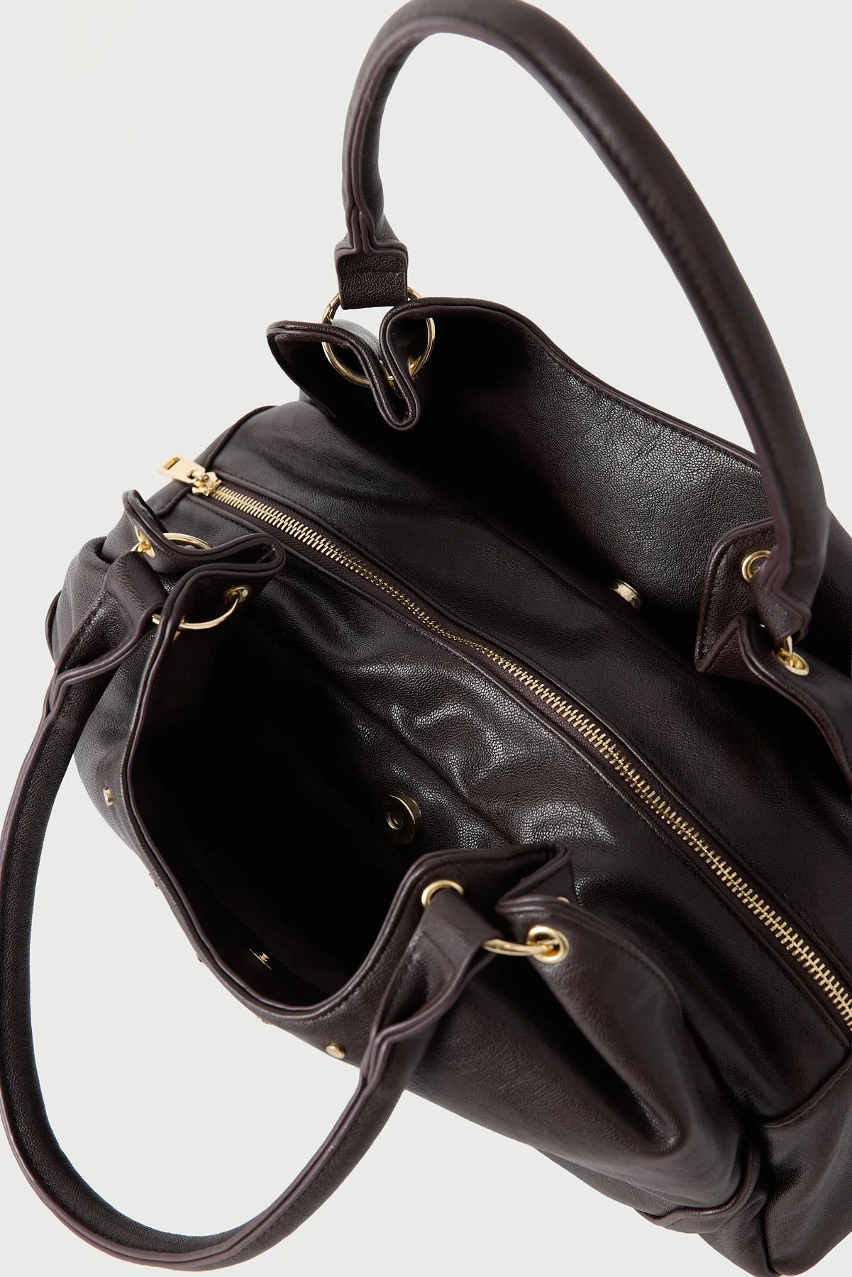 Peta + Jain AUDACITY SHOULDER BAG Grainy Choc - Image 4
