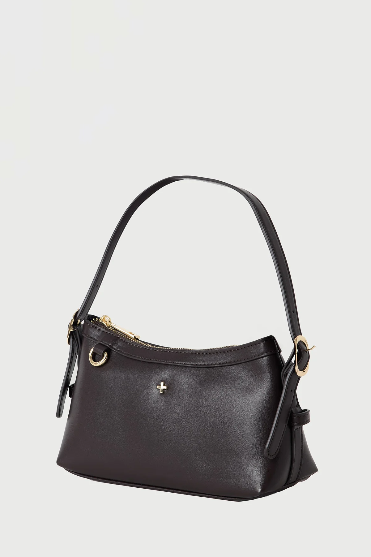 Peta + Jain AVRIL MINI SHOULDER BAG CHOC SMOOTH - Image 2