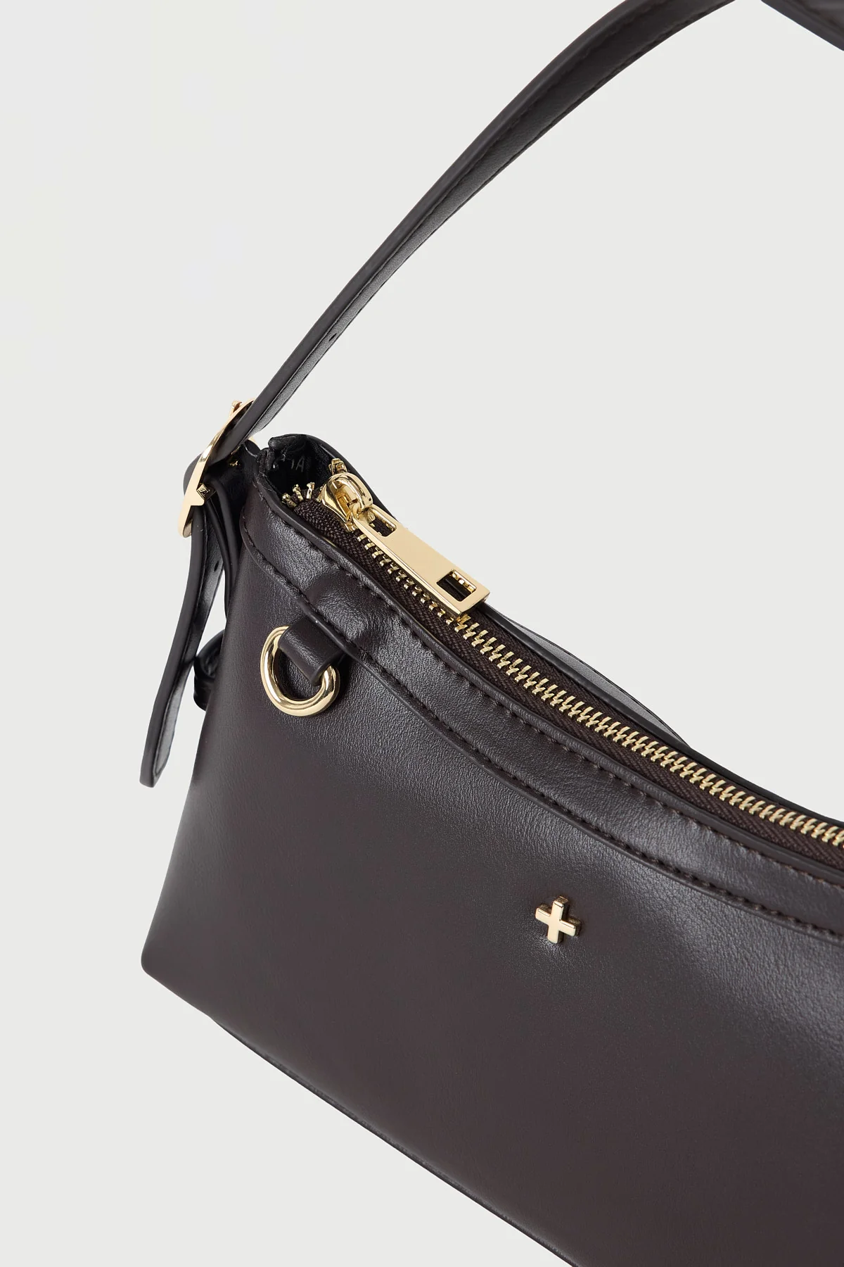 Peta + Jain AVRIL MINI SHOULDER BAG CHOC SMOOTH - Image 3