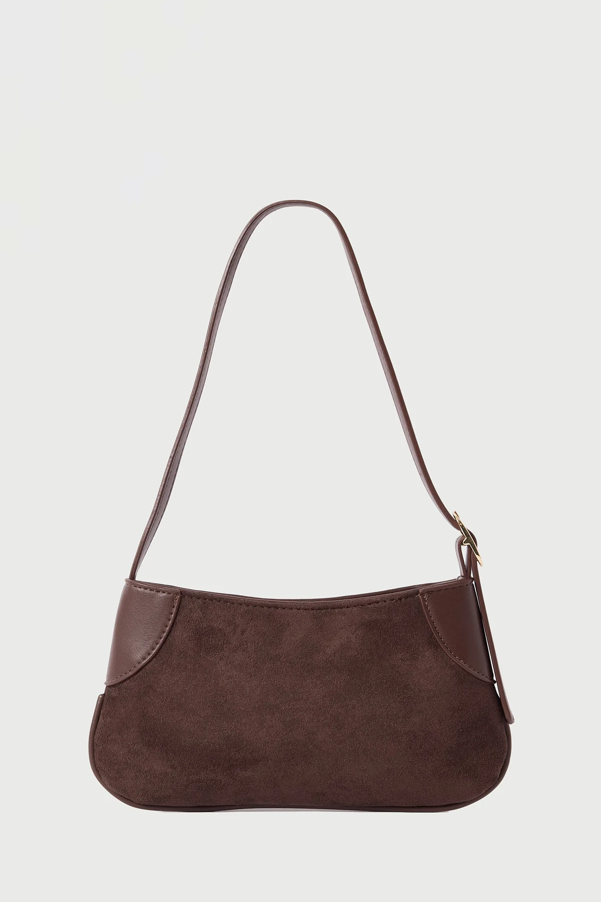 Peta + Jain GLINDA MINI SHOULDER BAG ESPRESSO SUEDE - Image 4