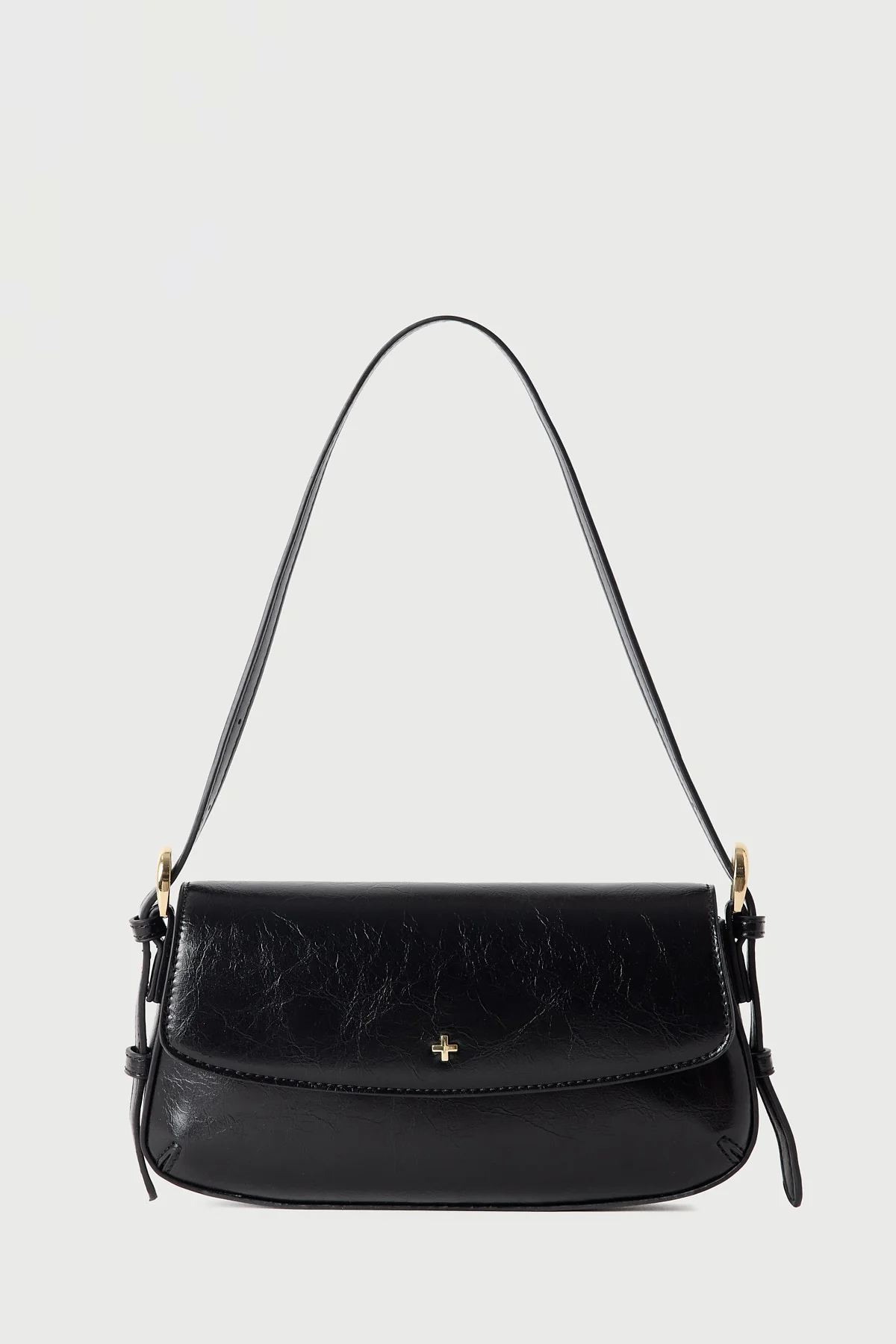 Peta + Jain Hailee Shoulder Bag BLACK SHINE GOLD