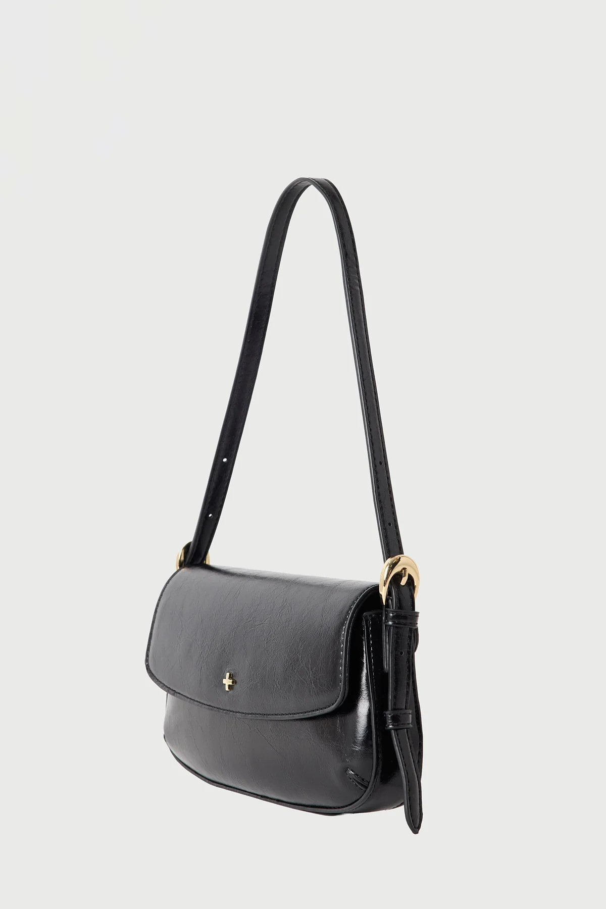 Peta + Jain Hailee Shoulder Bag BLACK SHINE GOLD - Image 3