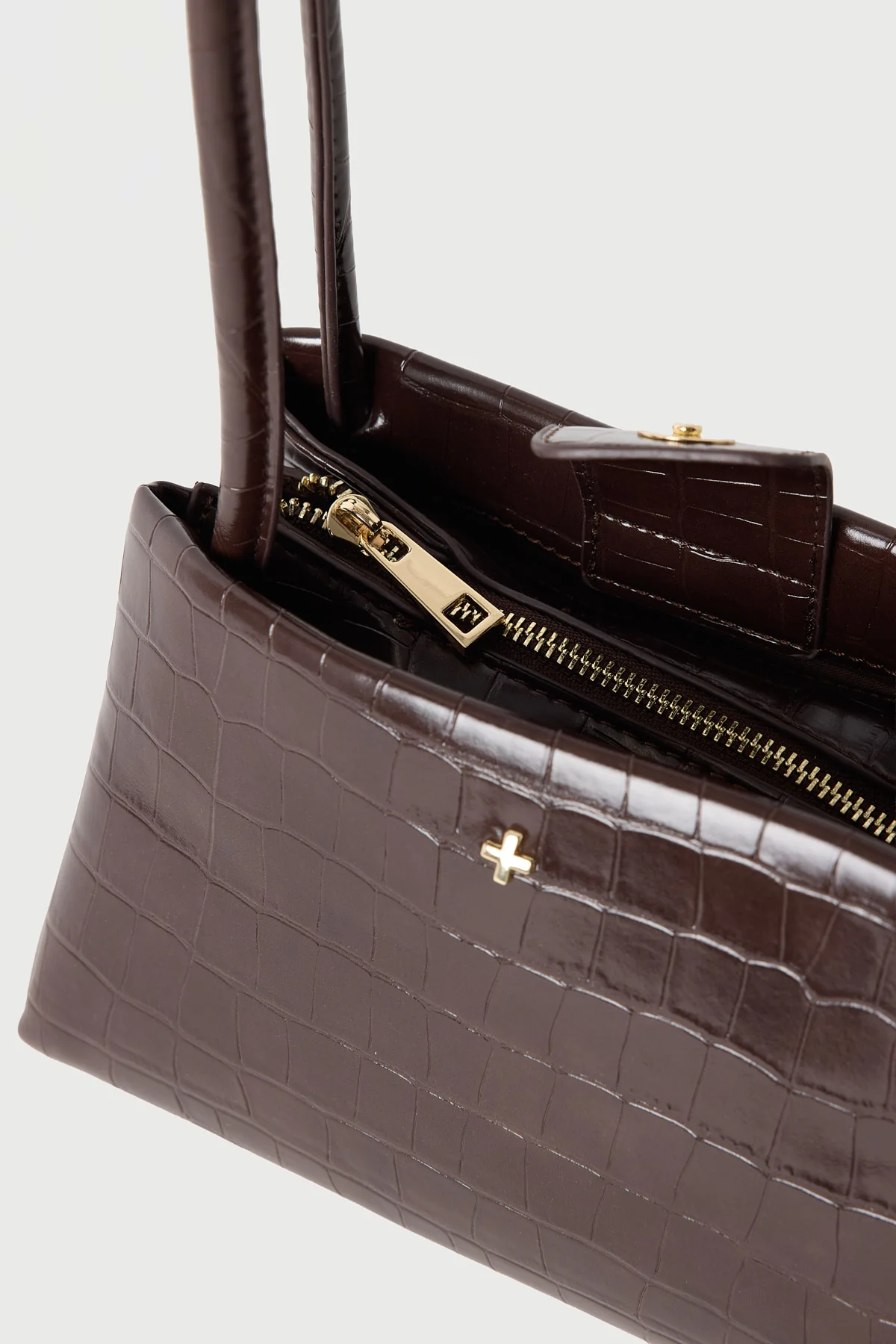 Peta + Jain Idris Mini Tote CHOC CROC - Image 5