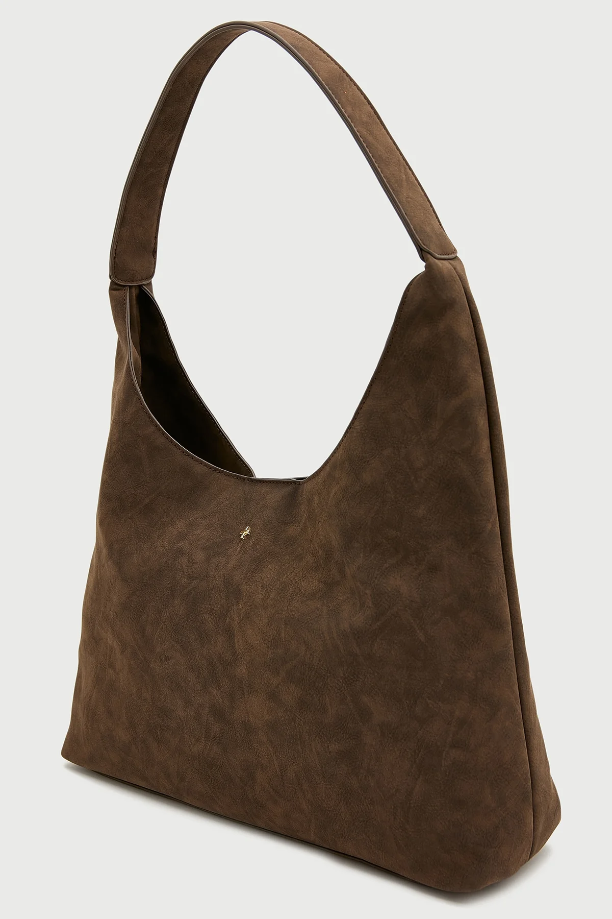 Peta + Jain Jami Tote Bag Choc Suede PU - Image 2