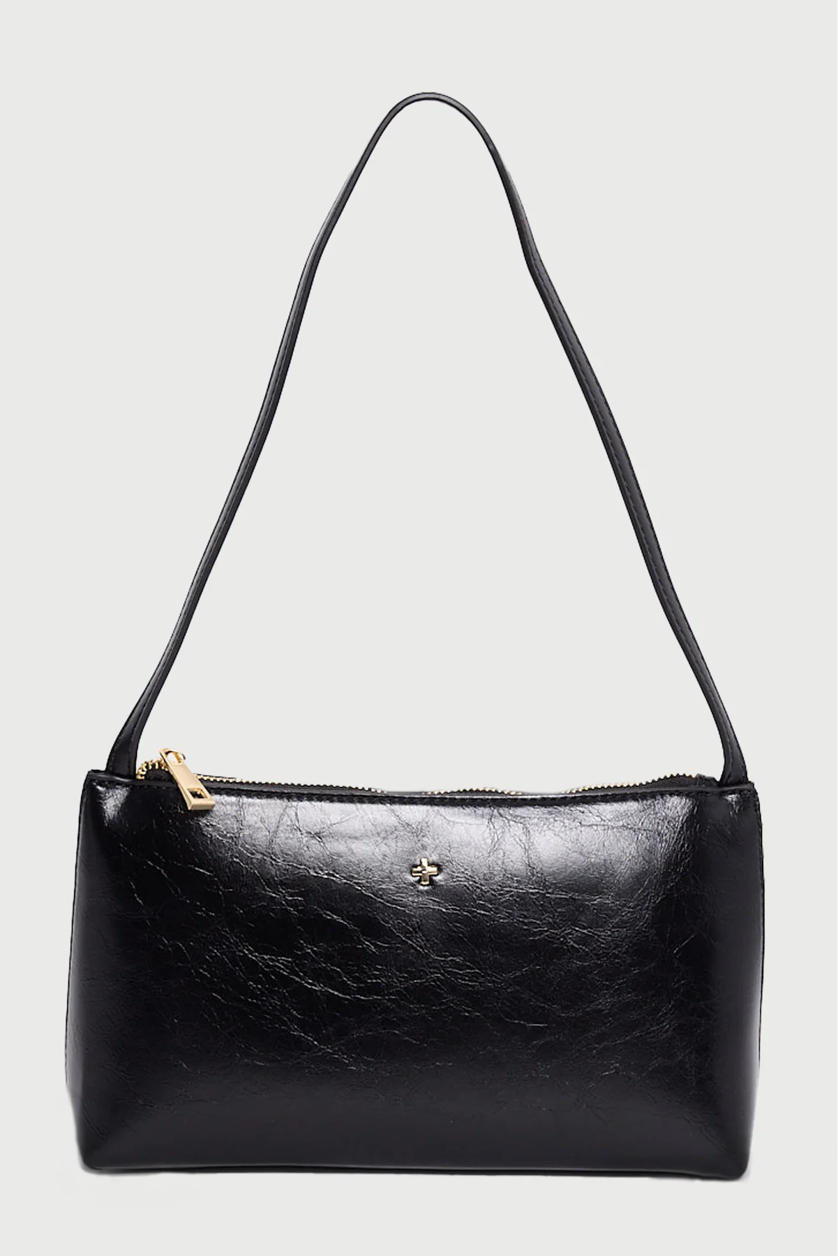 Peta + Jain Monaco Black Crinkle/Gold