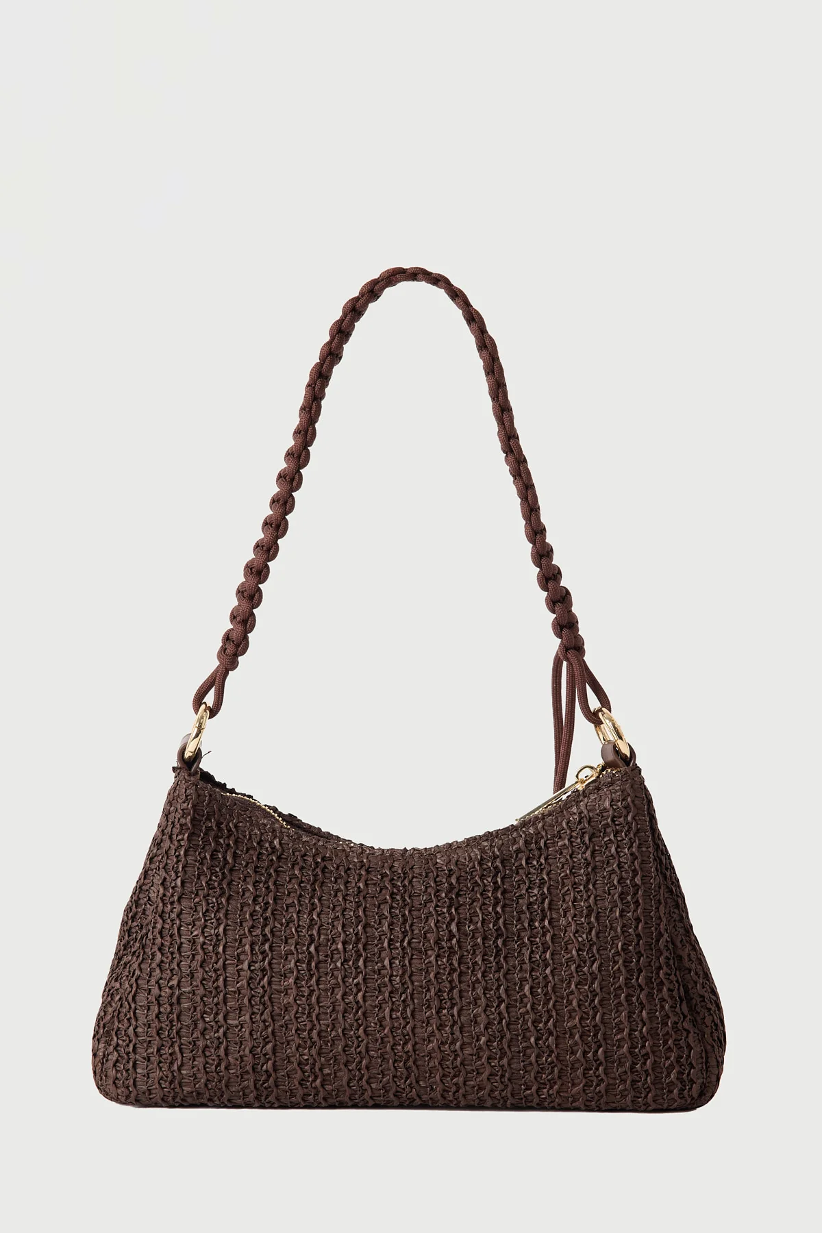 Peta + Jain Tulum Shoulder Bag CHOC RAFFIA - Image 4