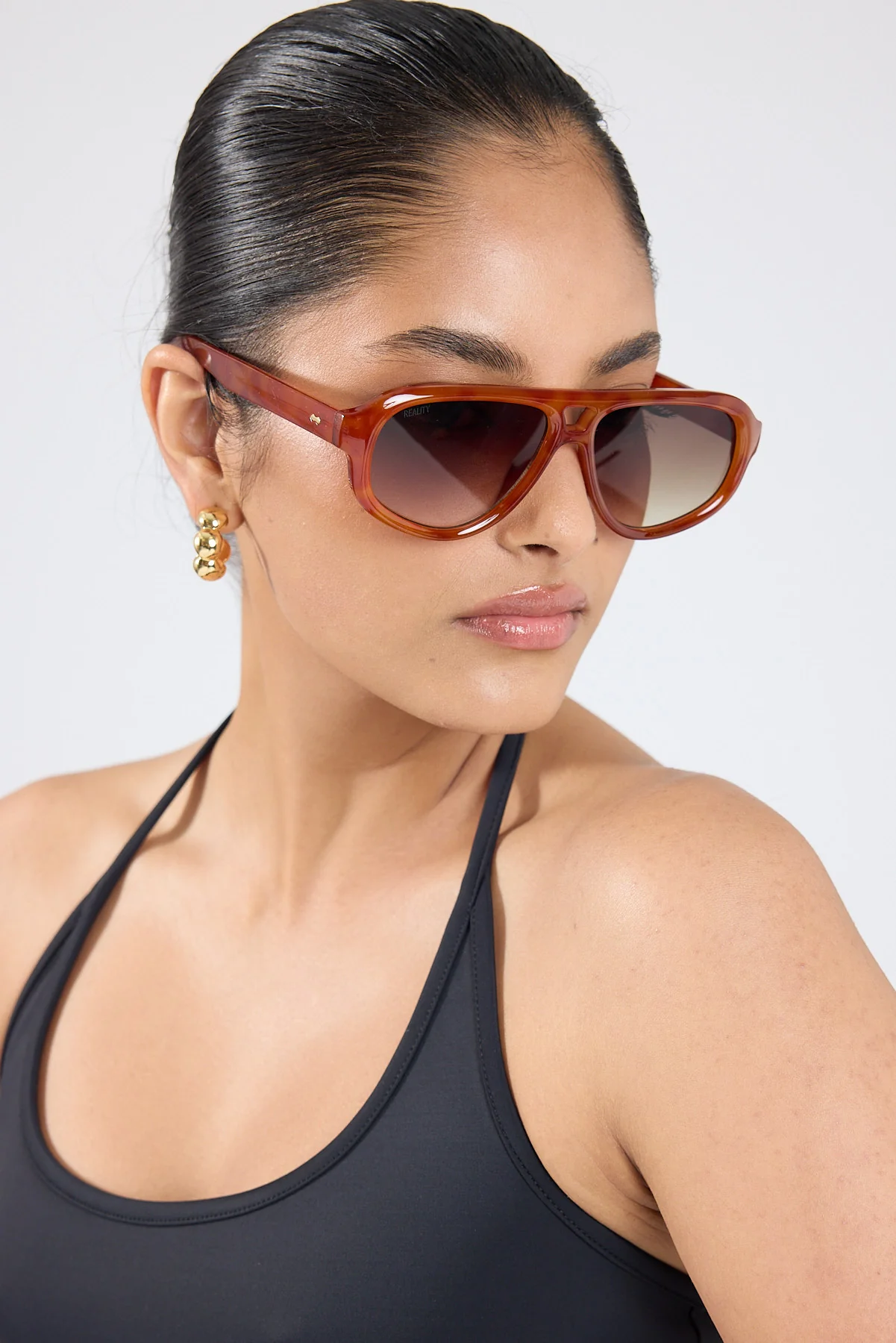 Reality Eyewear Ryder Vintage Turtle/Smoke Gradient Lens - Image 4