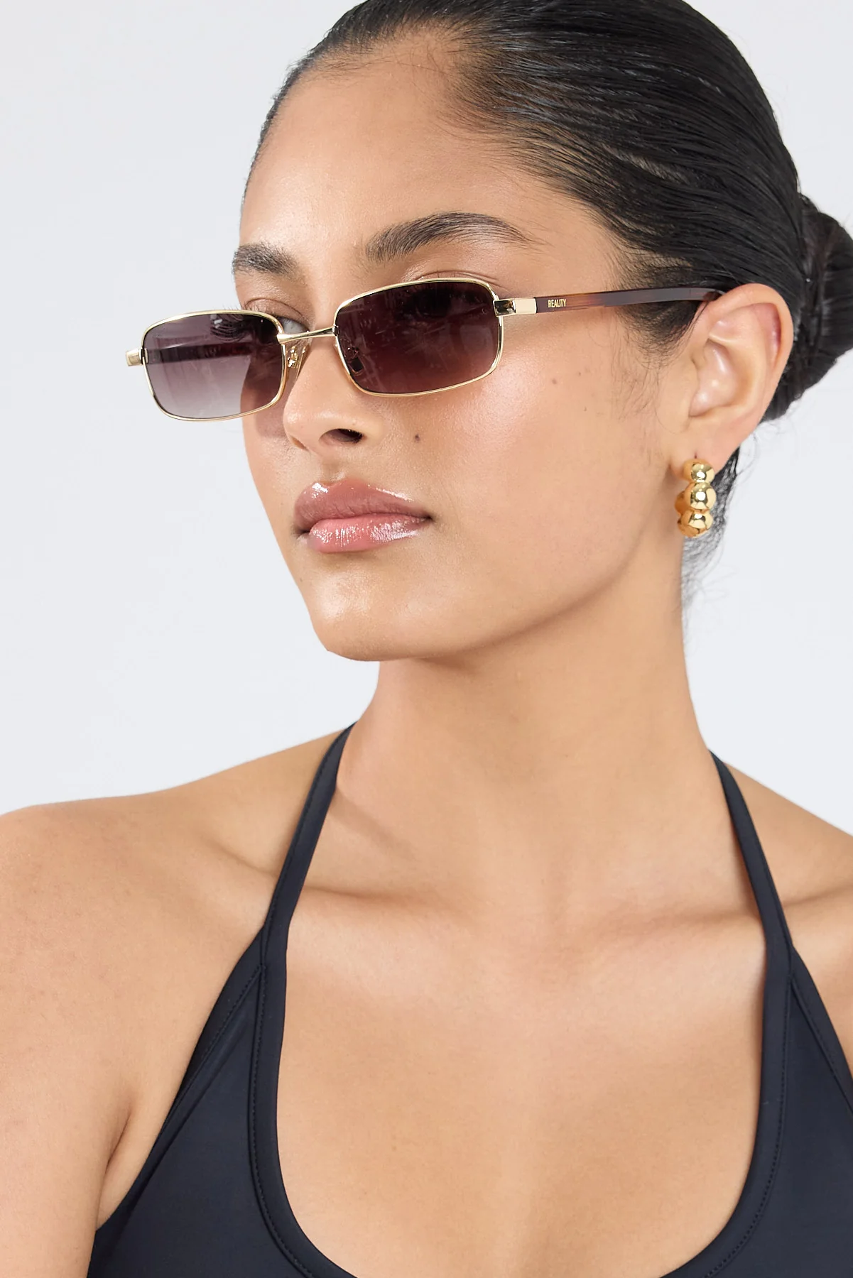 Reality Eyewear Vibes Town Gold/Smoke Lens - Image 4