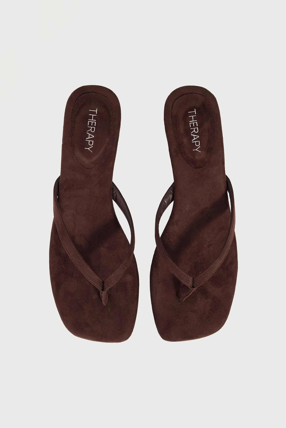 Therapy Heatwave Thong Heel Choc microsuede - Image 4