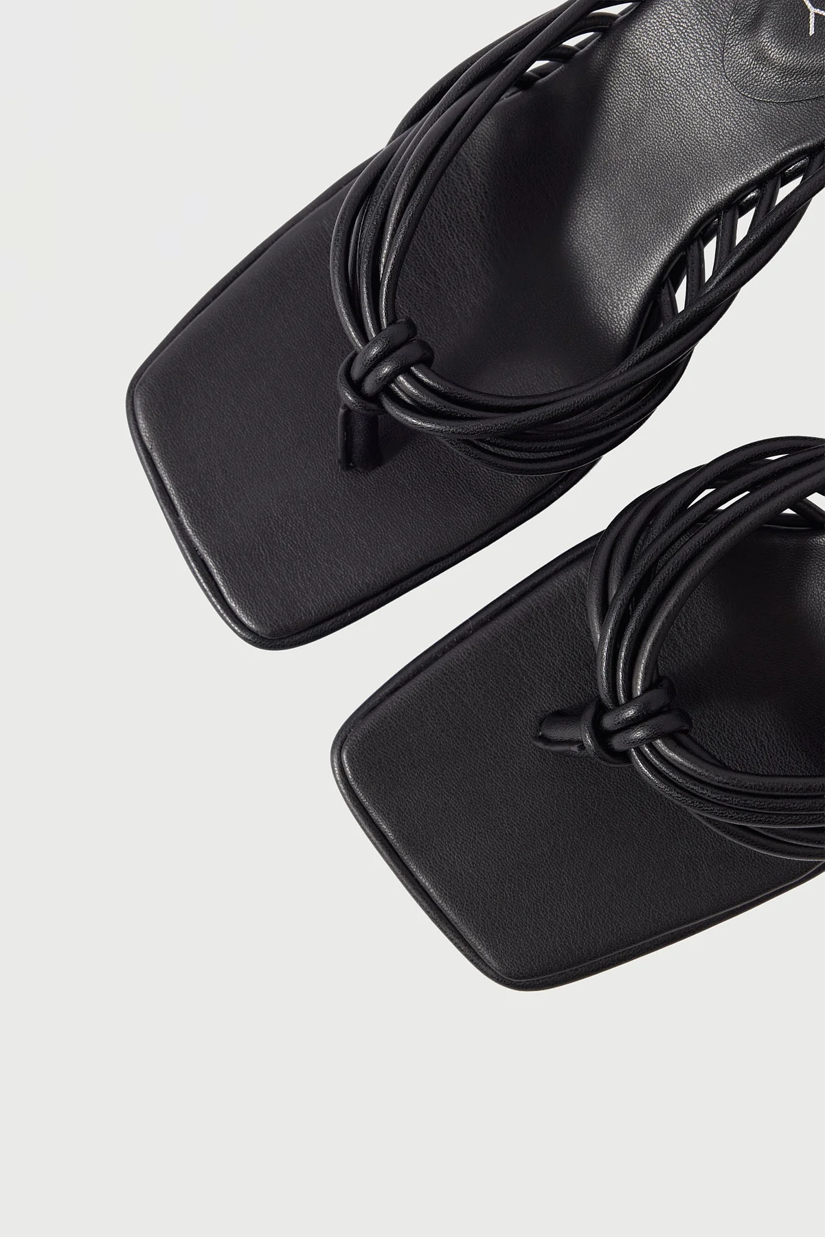 Therapy Leven Wedge BLACK PU - Image 3
