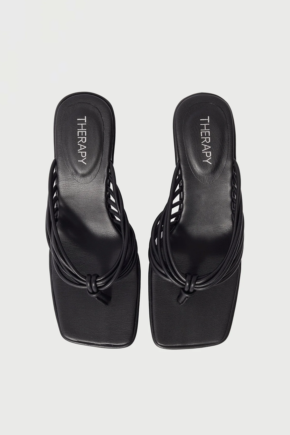 Therapy Leven Wedge BLACK PU - Image 4